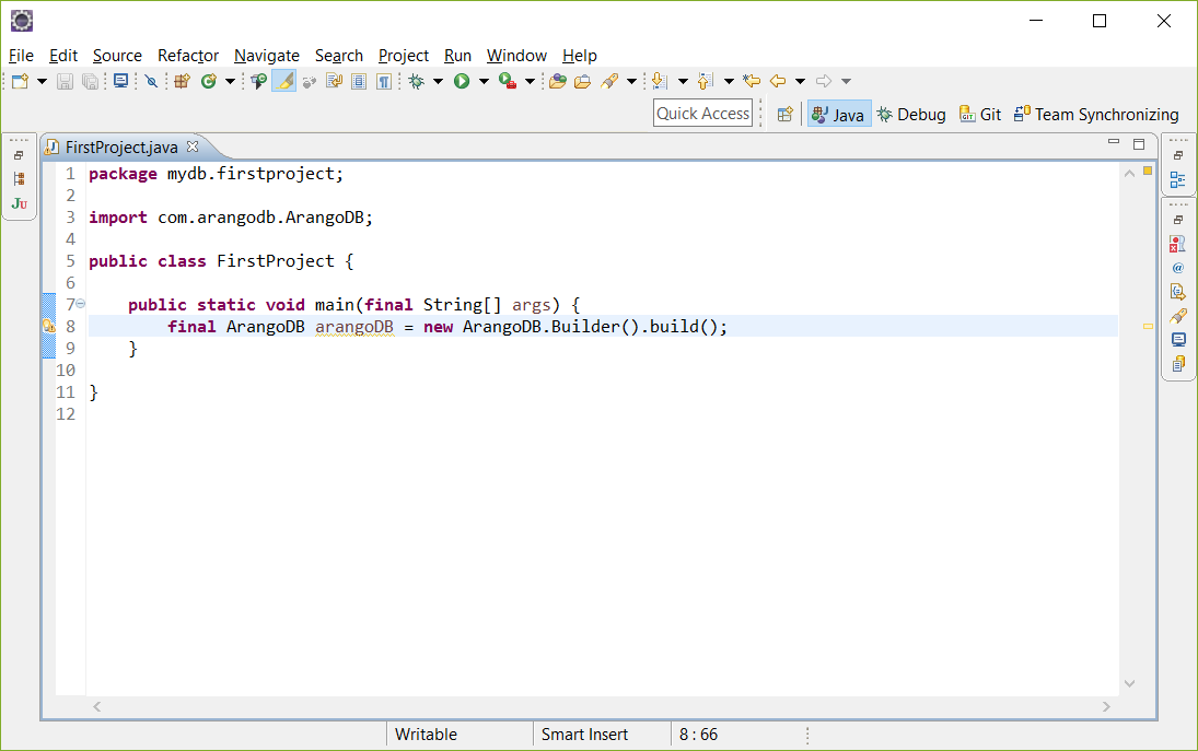Arangodb java tutorial